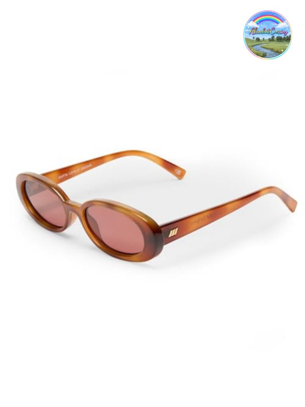 Retro 90s Oval Sunglasses for Women Men